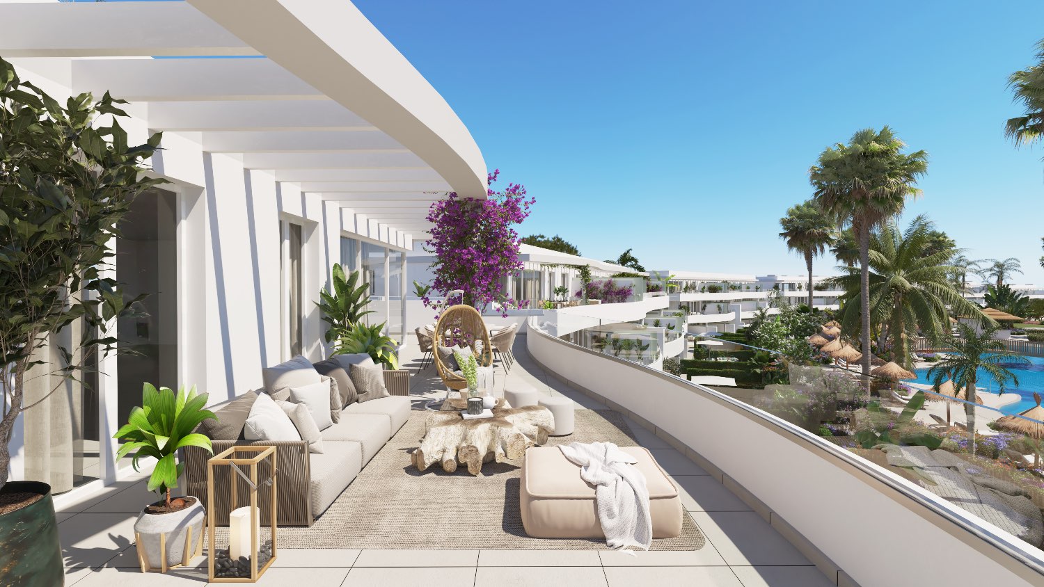 Ground Floor Apartment with Garden and Frontline Golf - Costa del Sol